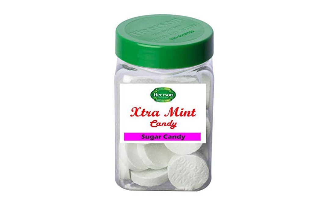 Heerson Xtra Mint Candy (Sugar Candy)   Plastic Jar  100 grams
